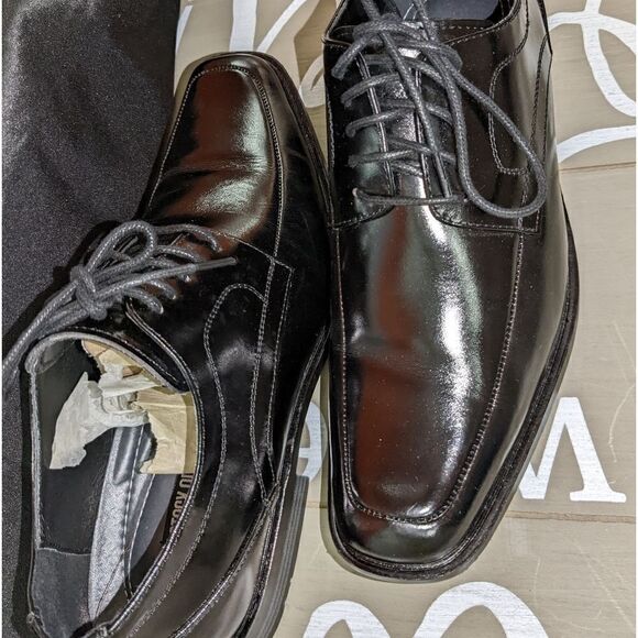 NWT and box Stacy Adams Men's size 8 shoes - Picture 2 of 12